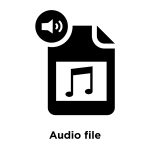 MP3 audio file with Unique Custom Song